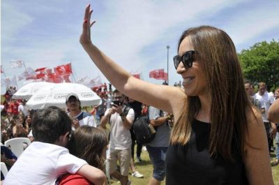 Mar�a Eugenia Vidal empez� a moverse por la provincia de Buenos Aires, pero evita las definiciones pol�ticas