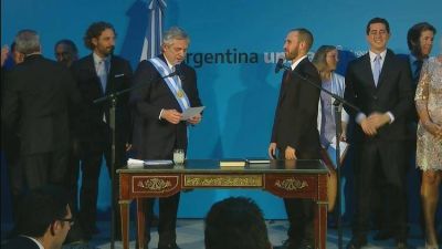Alberto Fern�ndez usar� el respaldo pol�tico del FMI para avanzar sobre los fondos que operan en Nueva York