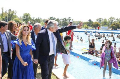El Presidente, entre la liturgia peronista y una nueva se�al para Cristina