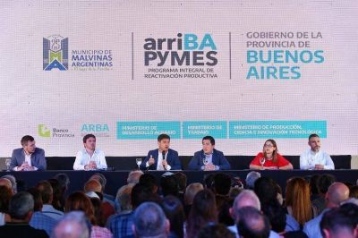 Axel Kicillof present el programa ArriBA PyMEs a empresarios de zona norte