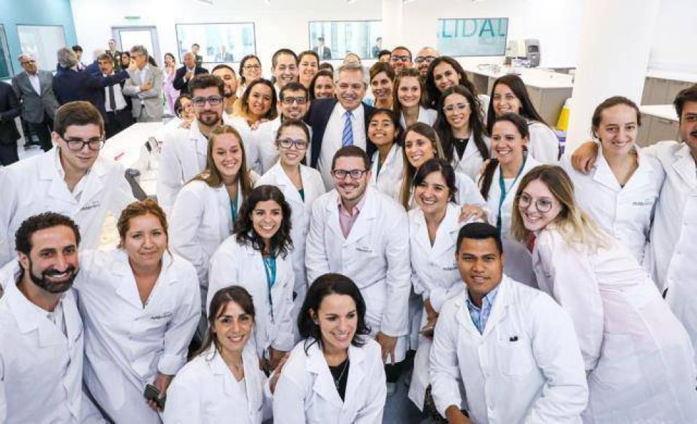 Alberto Fernndez encabez la inauguracin de una planta de medicamentos biolgicos en Escobar