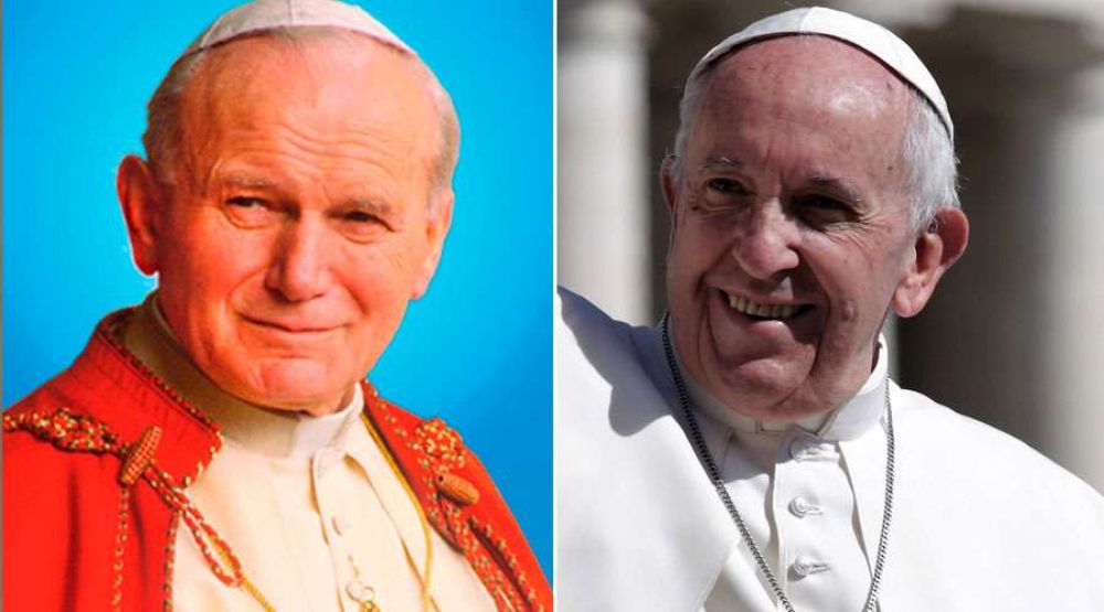 Hoy hace 19 aos San Juan Pablo II cre cardenal al ahora Papa Francisco 