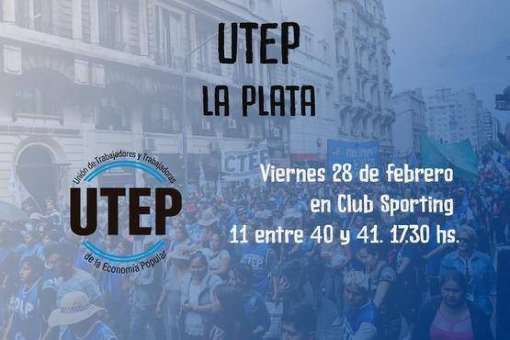 Este viernes lanzan la UTEP La Plata en el Club Sporting