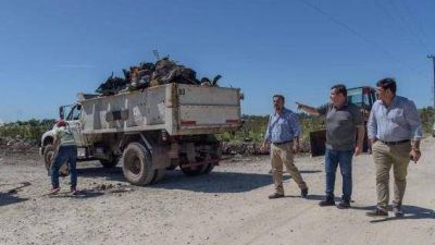 Sacaron 50 toneladas de residuos de otro microbasural y eval�an instalar m�s c�maras