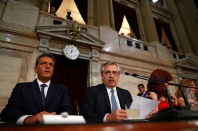 Alberto Fern�ndez expuso sus l�mites econ�micos, apunt� a la Justicia y marc� agenda con el aborto