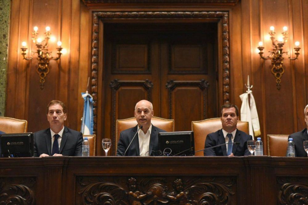 Rodr�guez Larreta llam� al di�logo y al consenso en la apertura de sesiones en la Ciudad