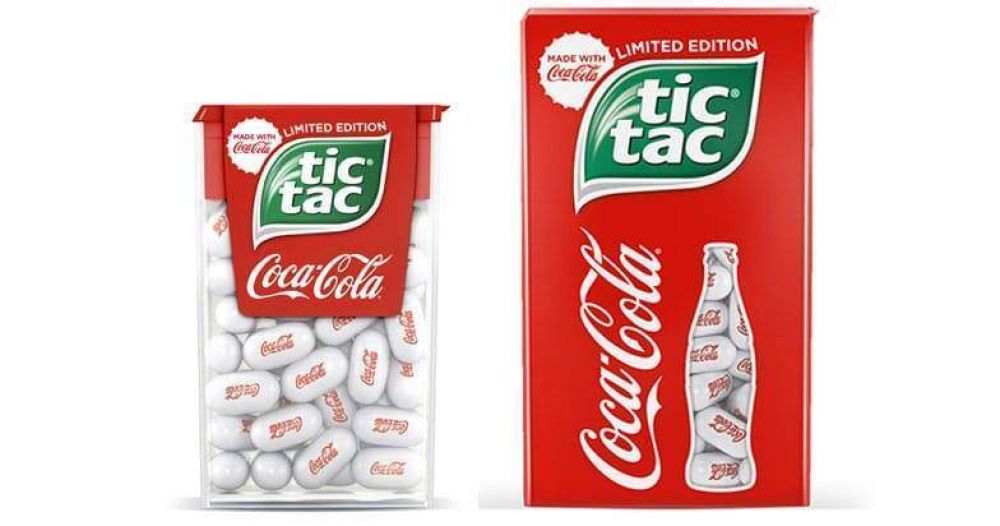 Tic Tac y Coca-Cola unen fuerzas para lanzar 