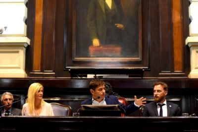 Sin anuncios, cr�ticas a Vidal y la identidad bonaerense: �tems del discurso de Kicillof