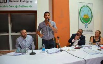 Apertura de sesiones en General Rodr�guez, con el intendente Garc�a y varios temas en agenda