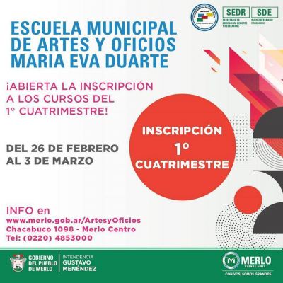 Abri� la inscripci�n para la escuela de Artes y Oficios de Merlo: Peinados, reposter�a, radio y m�s