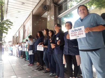 El SITOSPLAD vuelve a marchar en reclamo del pago de salarios adeudados