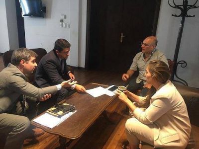 Balcarce: El intendente Reino recibi� a funcionarios Judiciales