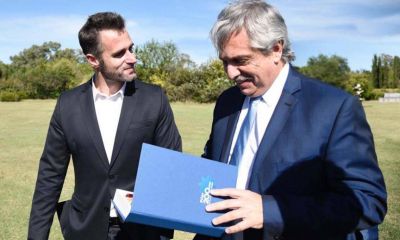 El intendente Federico Ach�val recibi� al Presidente Alberto Fern�ndez