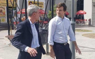 El ministro de Transporte y el intendente de Mor�n recorrieron El Palomar
