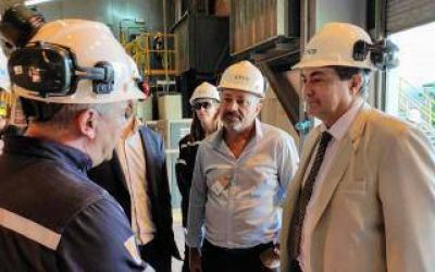 Secretario de Energ�a recorri� Central T�rmica Ensenada Barrag�n que anunci� inversi�n de 180 millones de d�lares