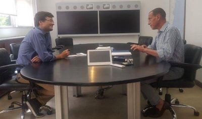 Mor�n | Ghi se reuni� con Arrieta en la sede de Vialidad Nacional