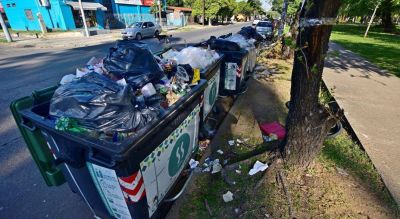 Contenedores desbordados: hay problemas por el mal uso