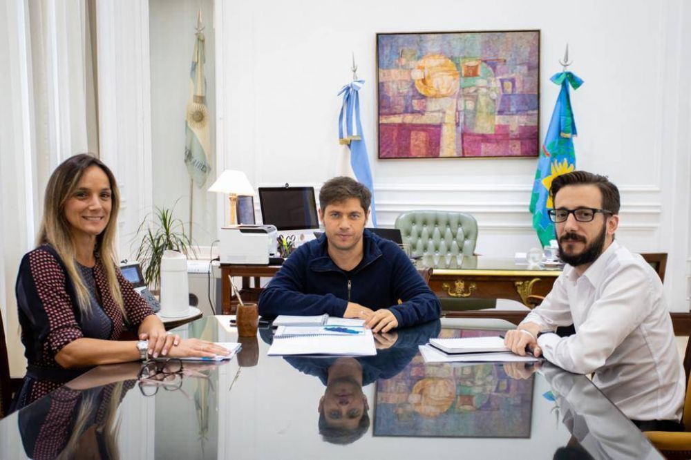 Malena Galmarini se reuni� con Kicillof y Simone