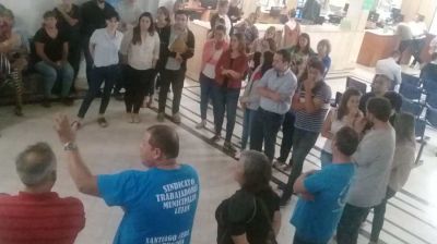 Los municipales rechazaron la propuesta salarial del Ejecutivo