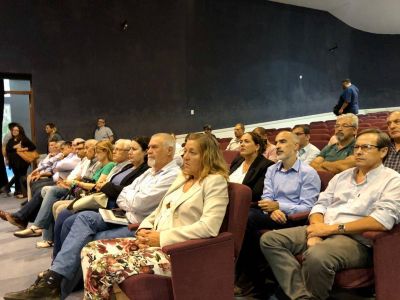 El vice intendente L�pez estuvo en la presentaci�n del Proyecto de Gesti�n Integral de Residuos S�lidos Urbanos