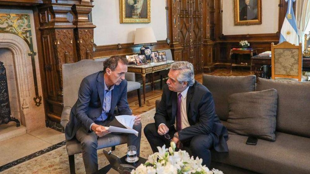 Obras para municipios de todo el pa�s: El presidente Alberto Fern�ndez recibi� al ministro Gabriel Katopodis