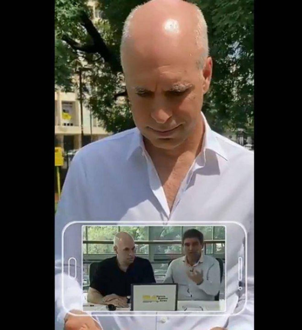 Rodr�guez Larreta sobre su estornudo: 