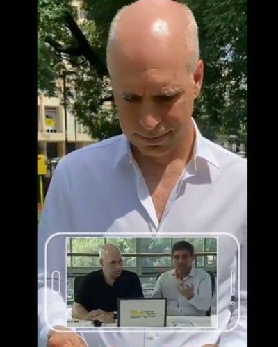 Rodr�guez Larreta sobre su estornudo: 