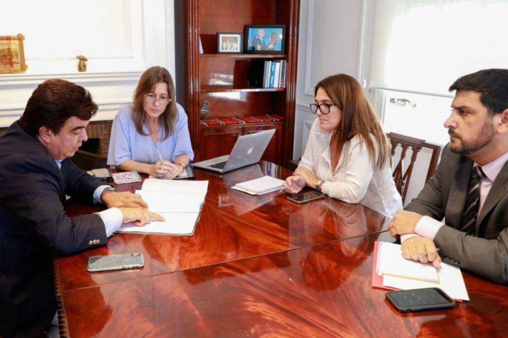 Fernando Espinoza se reuni con la ministra Sabina Frederick para delinear el regreso de la Gendarmera a La Matanza