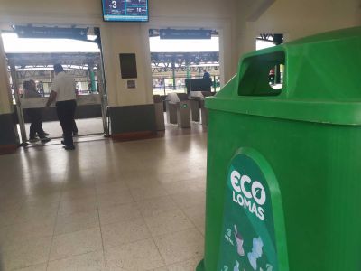 Instalan un Punto Verde en la estaci�n de tren de Banfield
