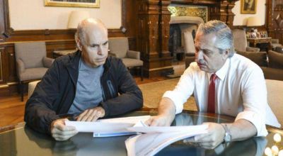 Alberto Fern�ndez y Rodr�guez Larreta analizaron las medidas contra el coronavirus