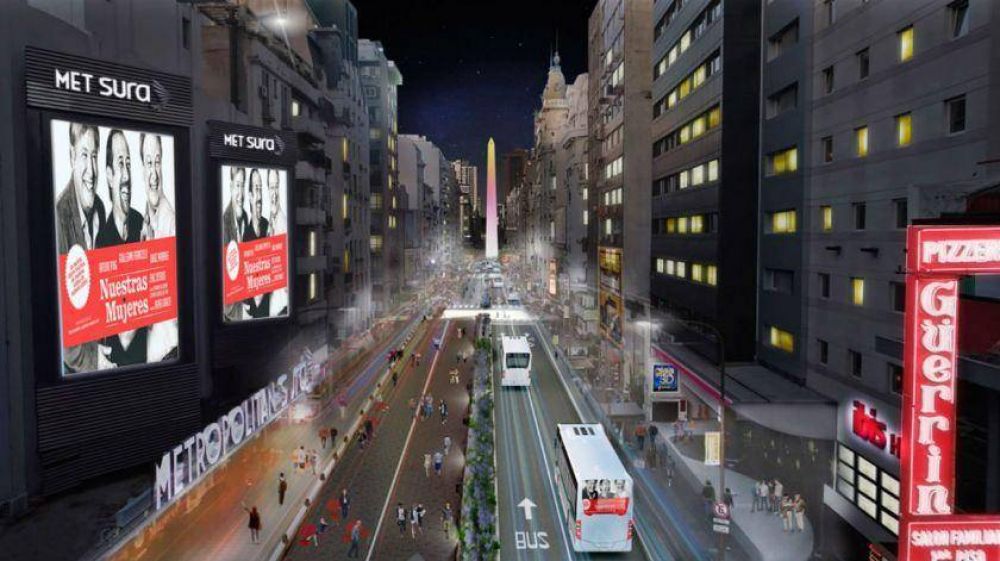 Libre tr�nsito: la Ciudad pone fin a la peatonalizaci�n de Avenida Corrientes de noche