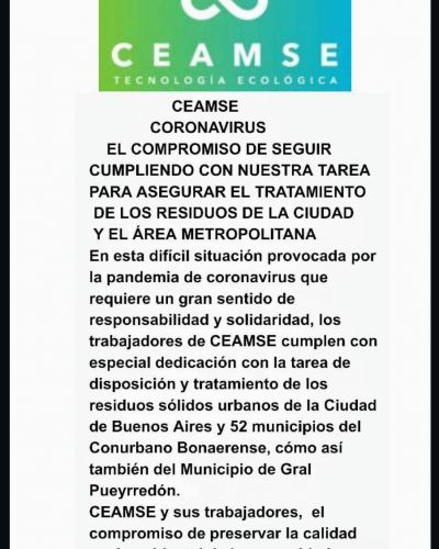 CEAMSE asegura el tratamiento de los residuos en Mar del Plata