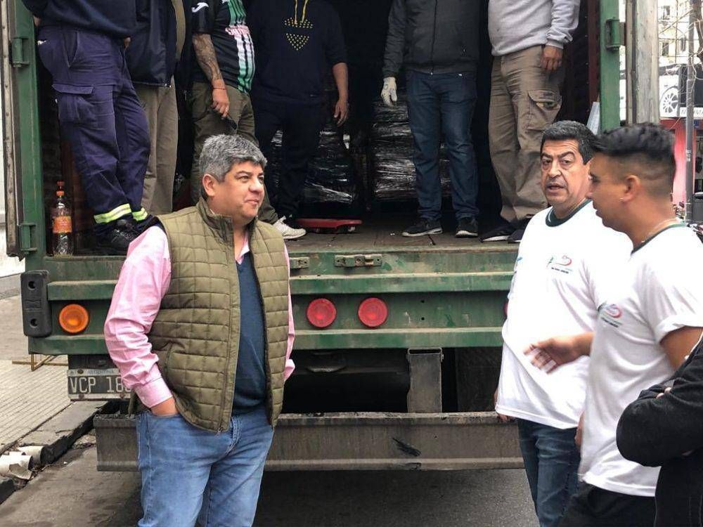 Camioneros siguen trabajando con 