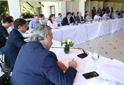 Ach�val, con Fern�ndez y Kicillof: �Alberto remarc� que la prioridad hoy es salvar vidas�