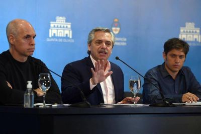 Alberto Fern�ndez encabeza una cumbre con la Ciudad y la provincia de Buenos Aires