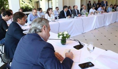 Ishii, M�ndez y Nardini se reunieron con Fern�ndez y Kiciloff en Olivos