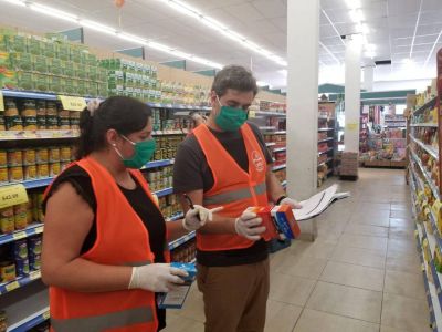 Realizaron controles de precios en supermercados de la ciudad