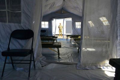 San Luis prev� montar hospitales de campa�a y asistir a familias en aislamiento