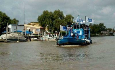 Aysa lleva agua potable a vecinos del Delta