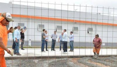 Andr�s Watson supervis� la obra para el Hospital Modular