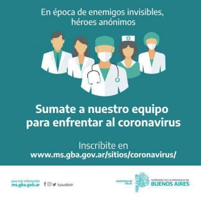 En el primer d�a se anotaron m�s de 9.000 personas para ingresar al sistema de salud bonaerense