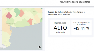Tres Arroyos, entre los distritos de la Sexta Secci�n con m�s cumplimiento del aislamiento