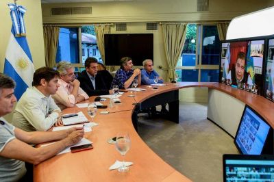 El Presidente les pidi� a los intendentes que lo ayuden a controlar los precios y la cuarentena