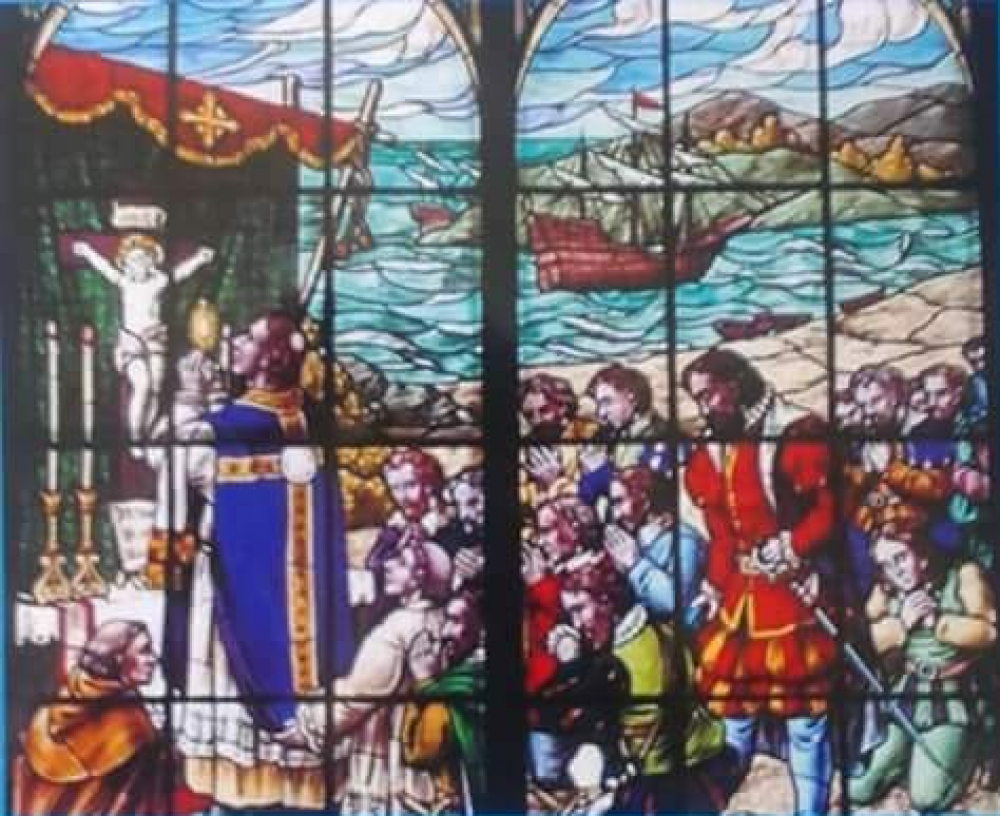 Cmo fue la primera Eucarista celebrada en suelo argentino?