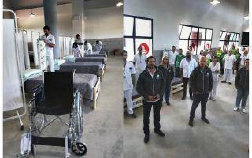 Lans: El municipio inaugura dos hospitales modulares para casos de aislamiento por coronavirus