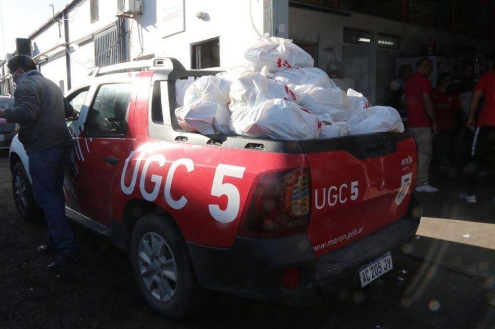 El Municipio de Morn entreg a domicilio ms de 1500 canastas de alimentos