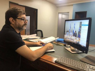 Moreira se reuni� con los concejales oficialistas en la Municipalidad