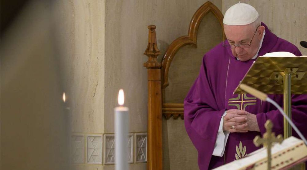 El Papa teme una calamidad grave por el hacinamiento en las crceles y el coronavirus