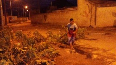 Acumulaci�n de basura en el Barrio Eva Per�n