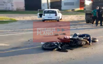 Merlo: Un cami�n de la Municipalidad qued� involucrado en la muerte de un motociclista en plena cuarentena